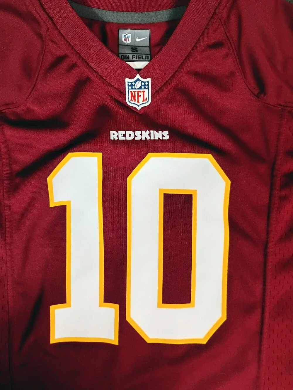 Nike On Field Robert Griffin III #10 Redskins Jersey Youth Small NFL Burgundy